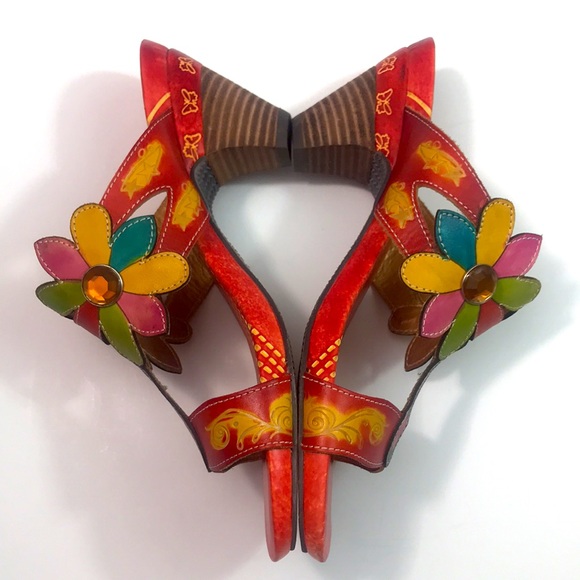 Spring Step L’Artiste leather sandals, size 42/9W, EUC - Picture 3 of 9